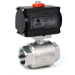 Ball Valves with Double Acting Actuators  ,2 pc,DA-168, 2 Piece Ball Valves with Double Acting Actuators , Full Bore , 1000 psi